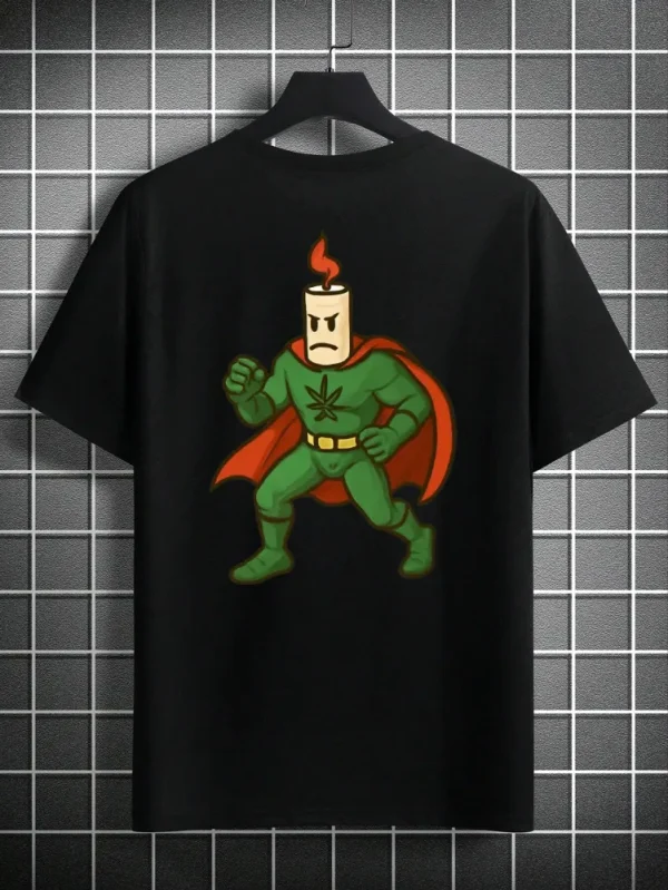 Camiseta PorroMan Héroe Verde — Streetwear ElPorro.eu