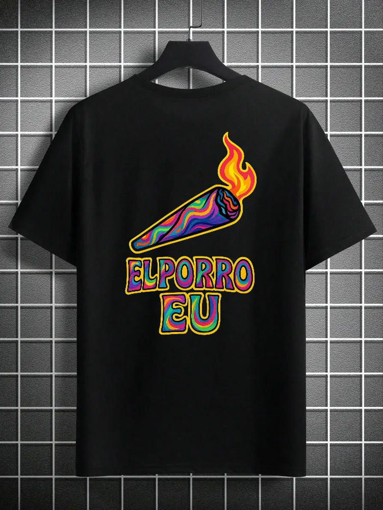 Camiseta Logo Psicodélico ElPorro.eu — Arte rebelde y original