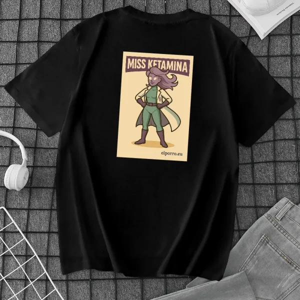 Camiseta Miss Ketamina — Edición rebelde y psicodélica