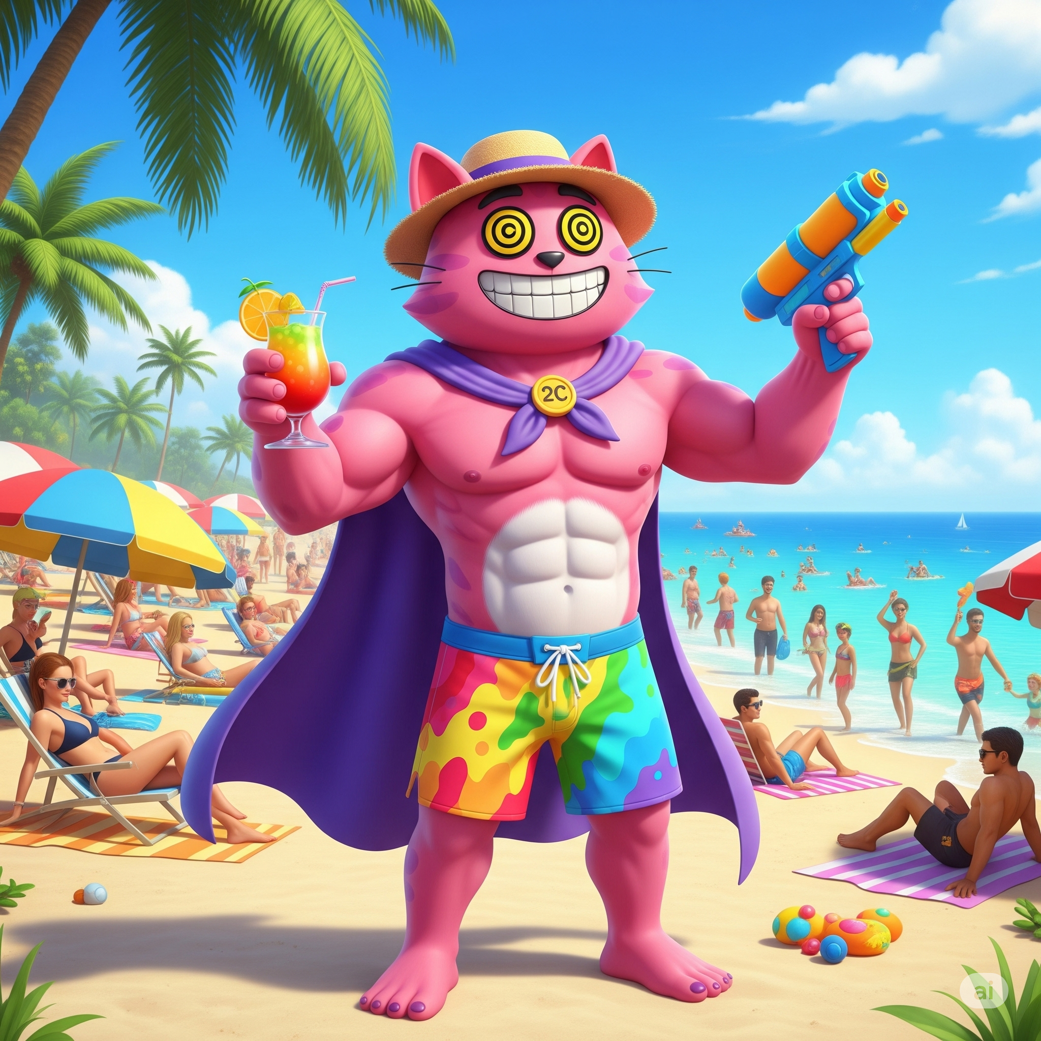 Camiseta 2C Monster Verano — Edición psicodélica ElPorro.eu - Imagen 3